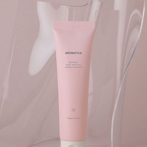 Aromatica Reviving Rose Infusion Cream Cleanser Кремовая пенка с экстрактом розы 20мл фото 2