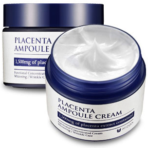 Плацентарный антивозрастной крем для лица Mizon Placenta Ampoule Cream 50мл