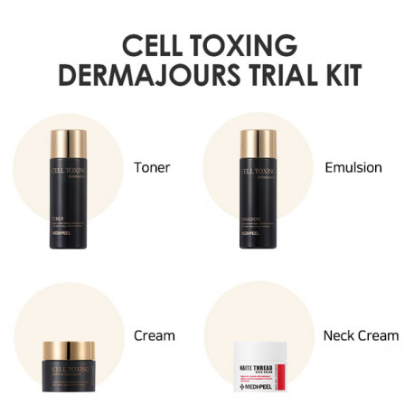 Medi-Peel Cell Toxing Dermajours Trial Kit Набор миниатюр с лифтинг эффектом 30*2+10*2ml фото 4