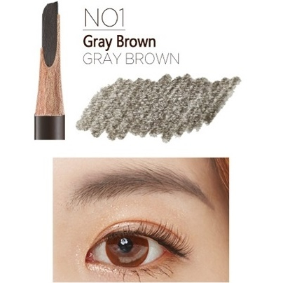 Secret Key My Style Fit Eyebrow Pencil Устойчивый пудровый карандаш для бровей 2.8г