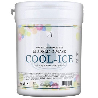 Anskin Cool-Ice Modeling Mask Альгинатная маска с охлаждающим и успокаивающим эффектом (банка) 240г