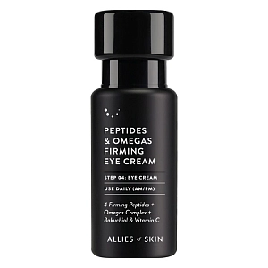 Allies Of Skin Peptides & Omegas Firming Eye Cream Пептидный крем для век с омега-кислотами 15 мл