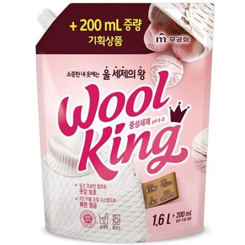 Mukunghwa Wool King Neutral Detergent Жидкое средство для стирки деликатных тканей 1.8л