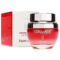 Farmstay Ceramide Firming Facial Eye Cream Укрепляющий крем для области вокруг глаз с керамидами 50м