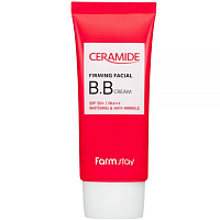 Farmstay Ceramide Firming Facial BB Cream Укрепляющий ВВ крем с керамидами SPF50+/PA+++ 50г