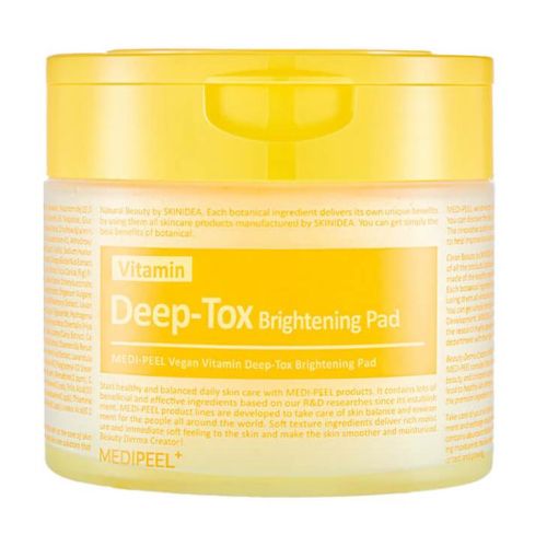 Medi-Peel Vitamin Deep-Tox Brightening Pad Осветляющие витаминные пэды для лица 70 шт