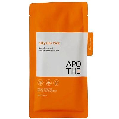APOTHE Silky Hair Pack Маска-шапочка для гладкости волос 35 мл*5 шт