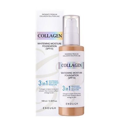 Enough 3in1 Collagen foundation Тональная основа с коллагеном 3 в 1 100мл(Уценка)