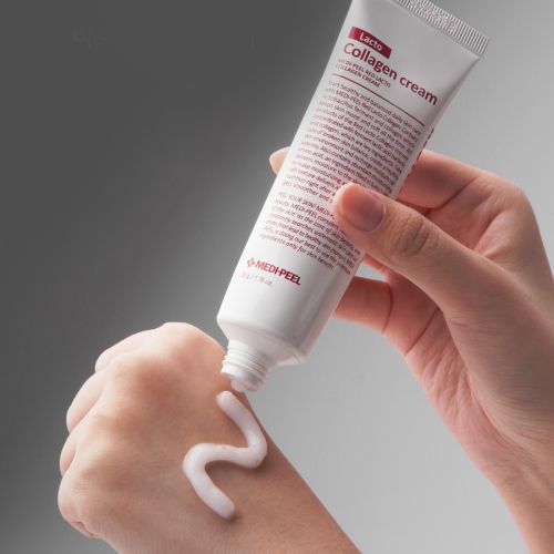 Medi-Peel Red Lacto Collagen Cream Укрепляющий крем с коллагеном и лактобактериями 50г фото 3