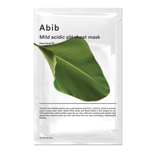 Abib Mild Acidic pH Sheet Mask Успокаивающая тканевая маска с освежающим эффектом 1 шт