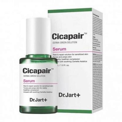 Dr.Jart+ Cicapair Serum Derma Green Solution Сыворотка для проблемной кожи 15мл УЦЕНКА