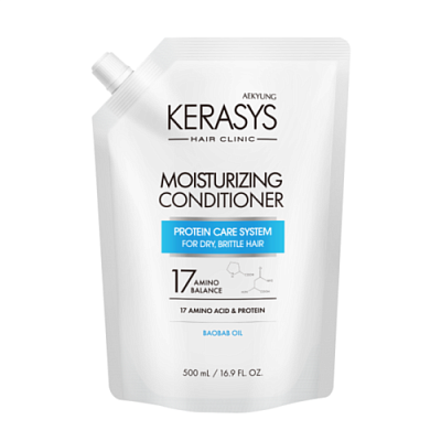 Kerasys Увлажняющий кондиционер для для сухих и ломких волос (рефил) 500мл