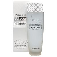3W Clinic Collagen White Clear Softener Восстанавливающий софтнер для лица с коллагеном 150мл