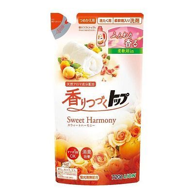 Lion Top Sweet Harmony Гель для стирки белья с ароматом цветов и фруктов 720г