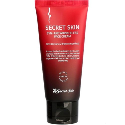 Secret Skin Syn-ake Wrinkleless Face Cream Антивозрастной крем для лица со змеиным ядом (в тубе) 50г