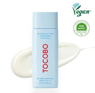 TOCOBO Bio Watery Sun Cream Легкий солнцезащитный увлажняющий крем SPF50+/PA++++