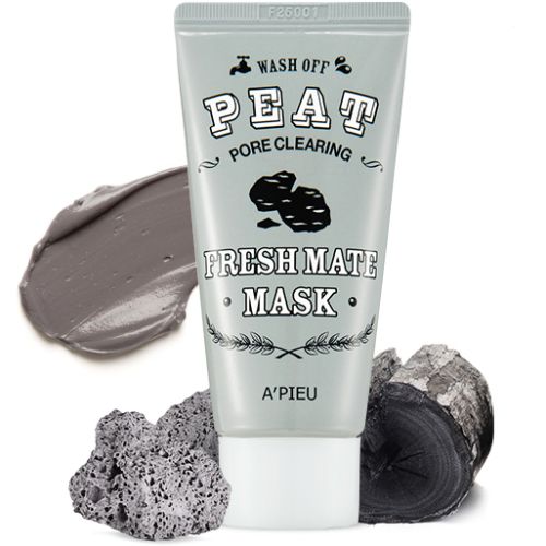 A'pieu Fresh Mate Peat Mask Очищающая и сужающая поры маска с вулканическим пеплом 50мл